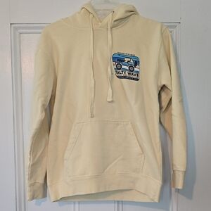 Cream Classic Sweatshirt with Hood